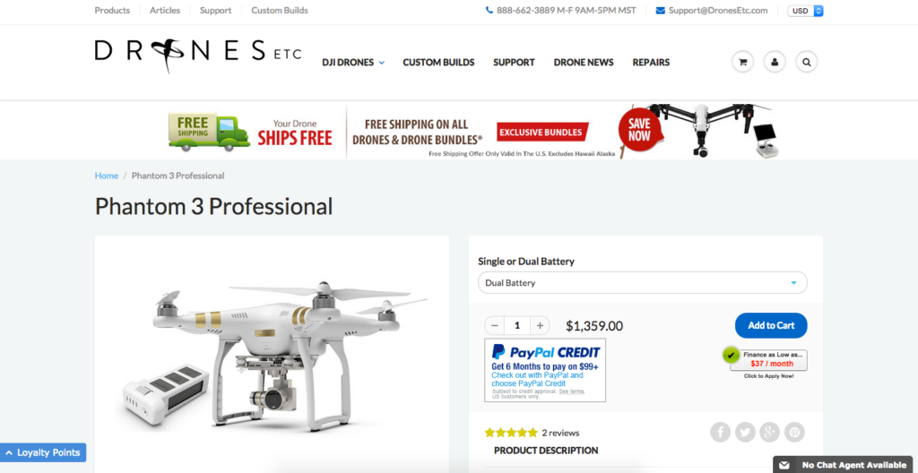 Drones etc online store