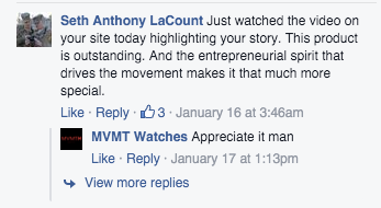 MVMT watches Facebook interaction