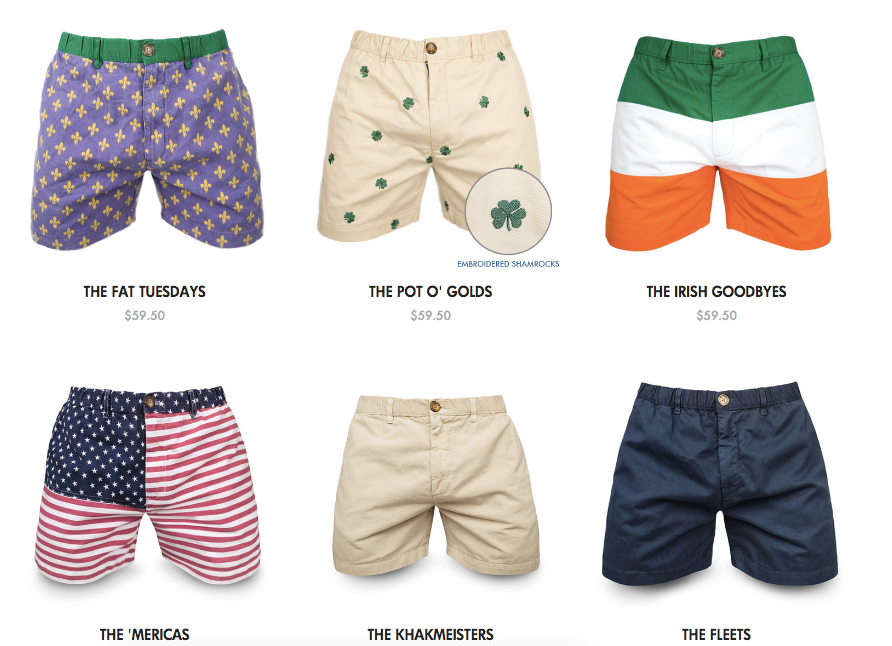 Branding Chubbies with unique shorts