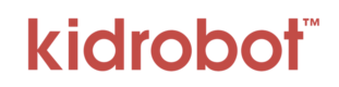 Kidrobot branding logo on website