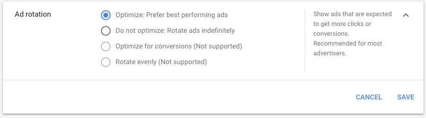 google-ads-ad-rotation-optimize