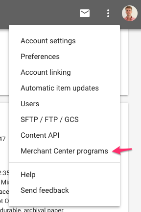google-merchant-center-programs
