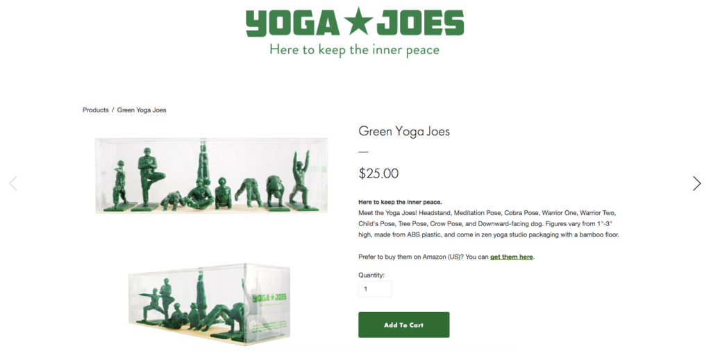 green yoga joes soldiers