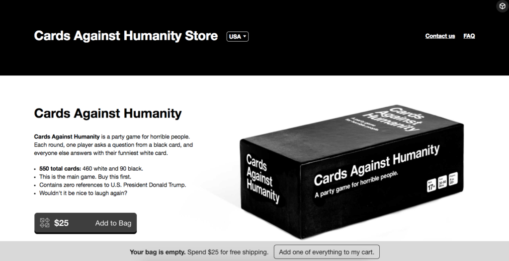 cards against humanity