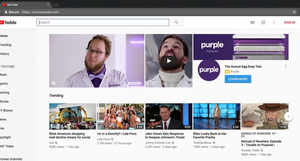 purple-youtube-masthead-takeover