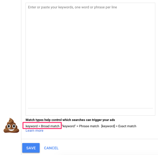 google-ads-keyword-match-types-google-disclaimer