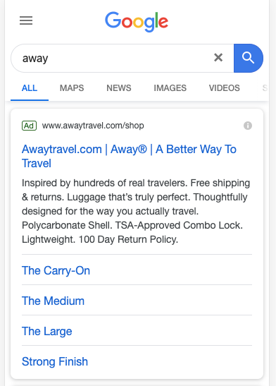 away-google-ads-search-ads-branded-mobile