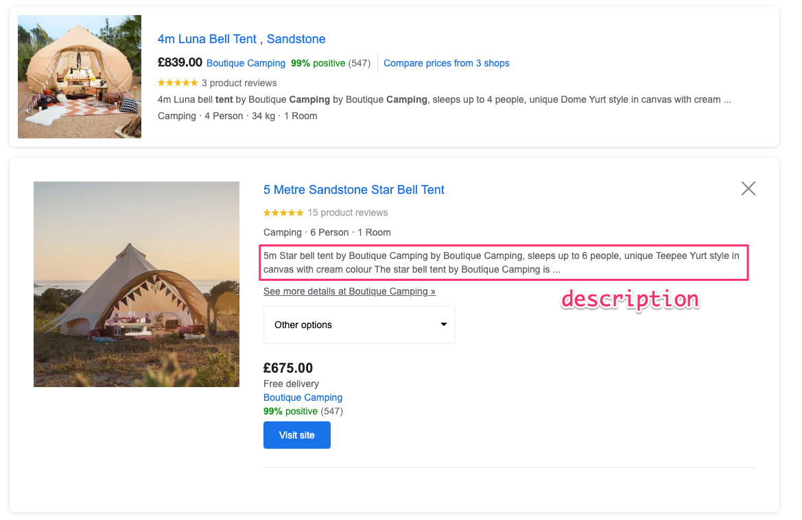 google-shopping-product-description