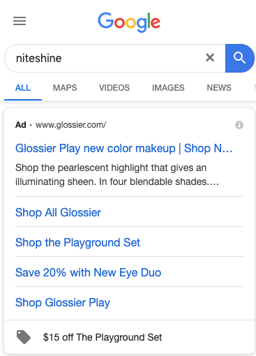 glossier-google-ads-search-mobile-ad