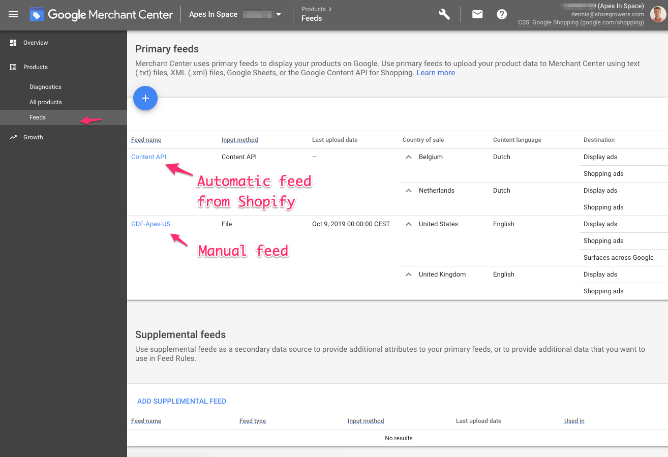 utomated vs manual product feeds in google merchant center