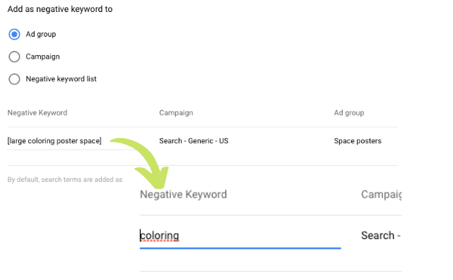 negative-broad-match-keyword