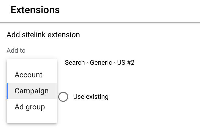 account-campaign-ad-group-level-sitelinks