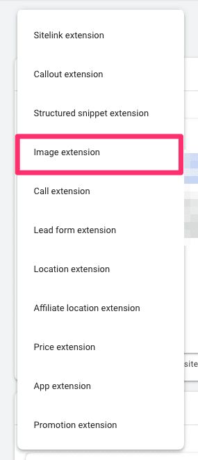 ad extension types google