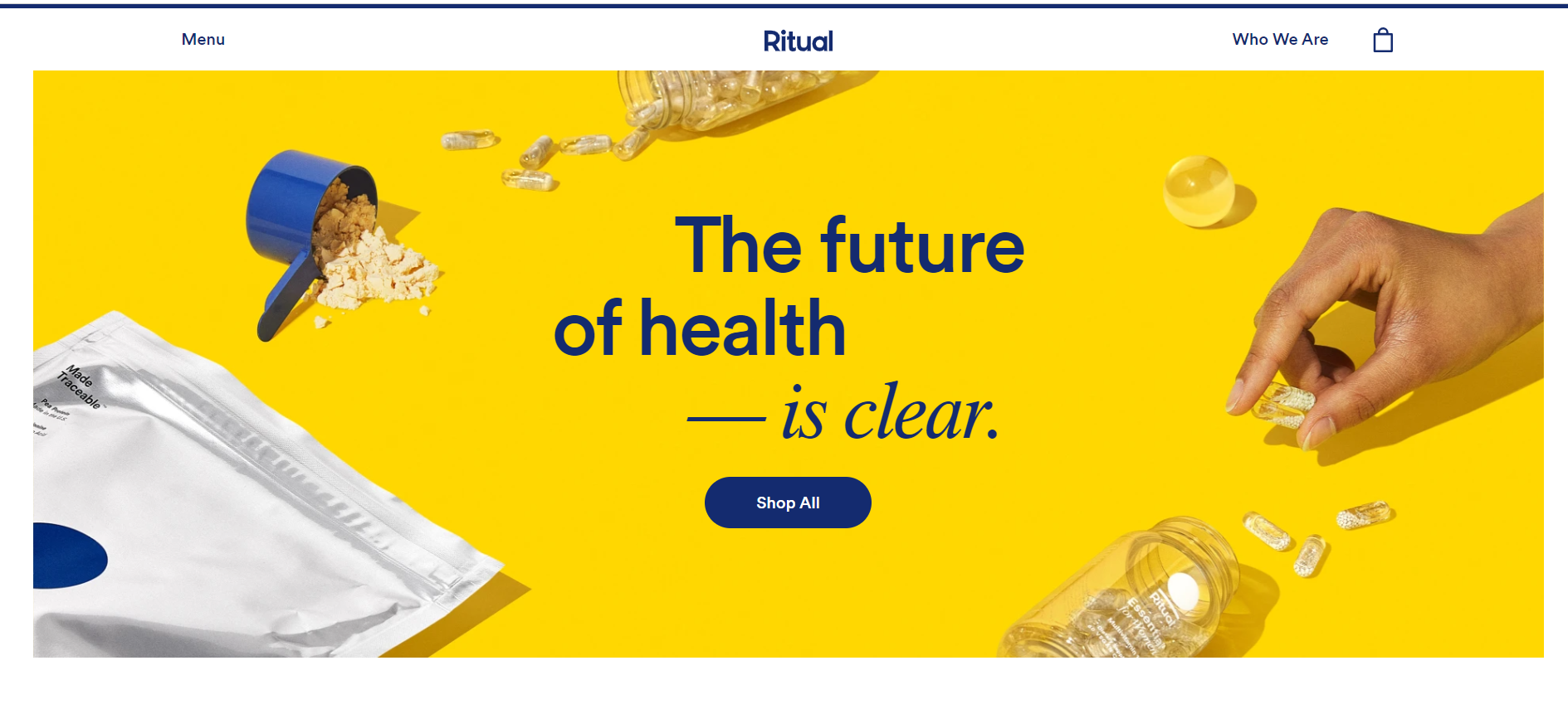 Official website of Ritual supplement brand