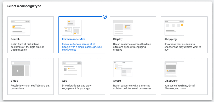 Ad Types  This way you pick the RIGHT one for your goal